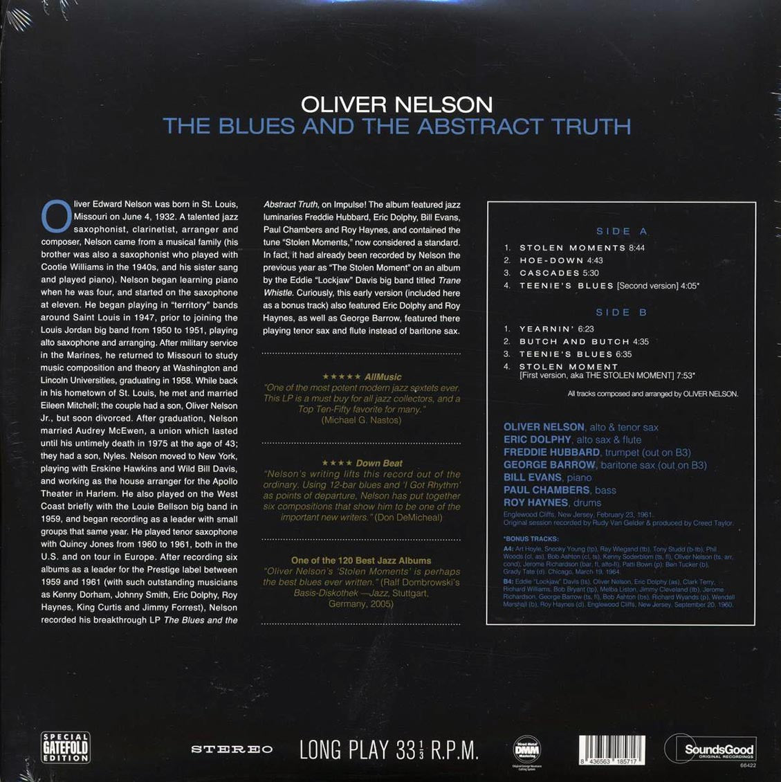 Oliver Nelson - The Blues And The Abstract Truth