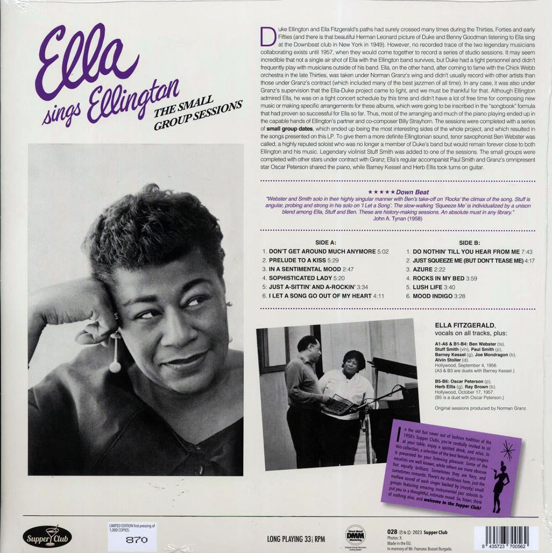Ella Fitzgerald - Ella Sings Ellington