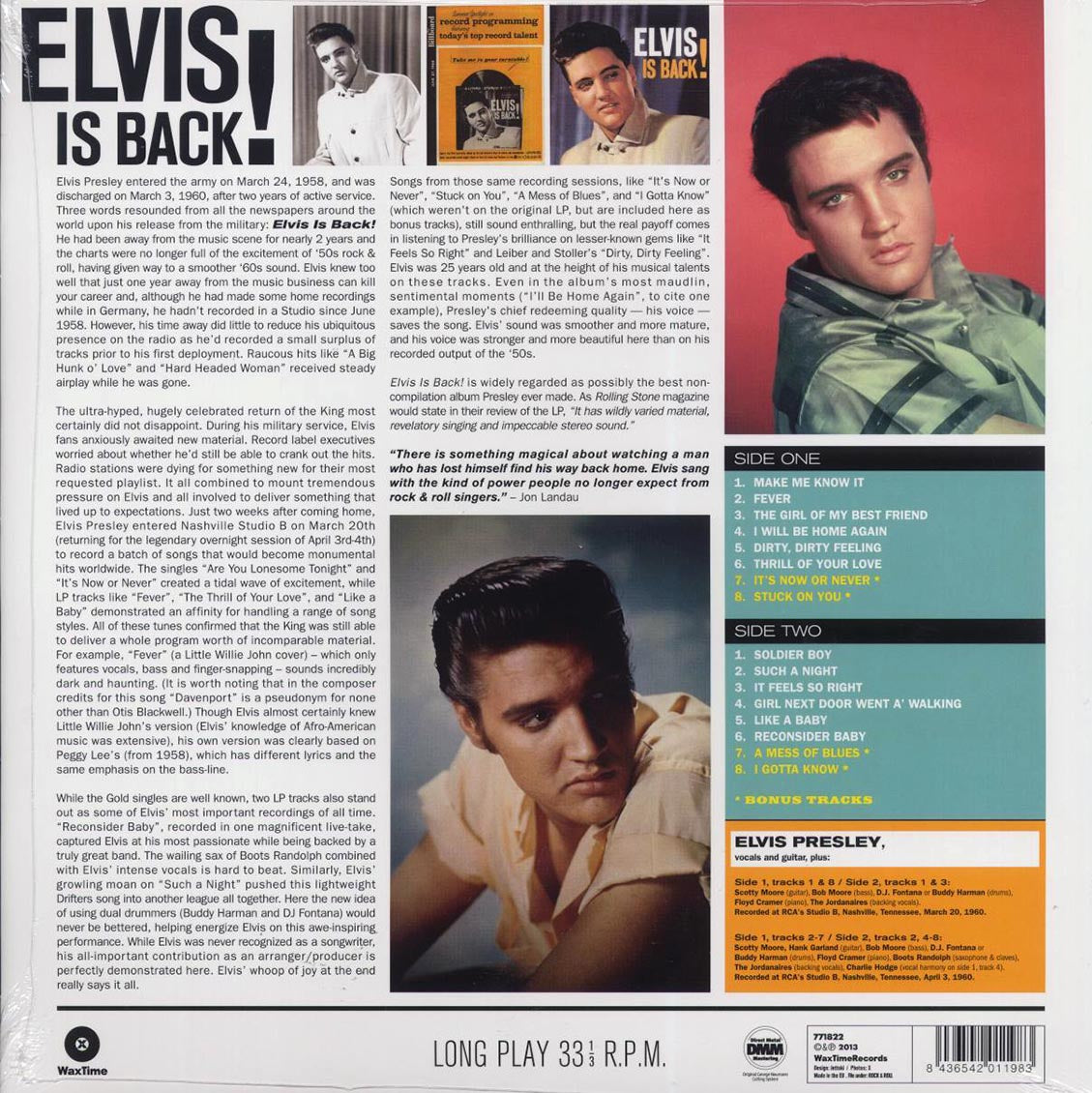Elvis Presley - Elvis Is Back