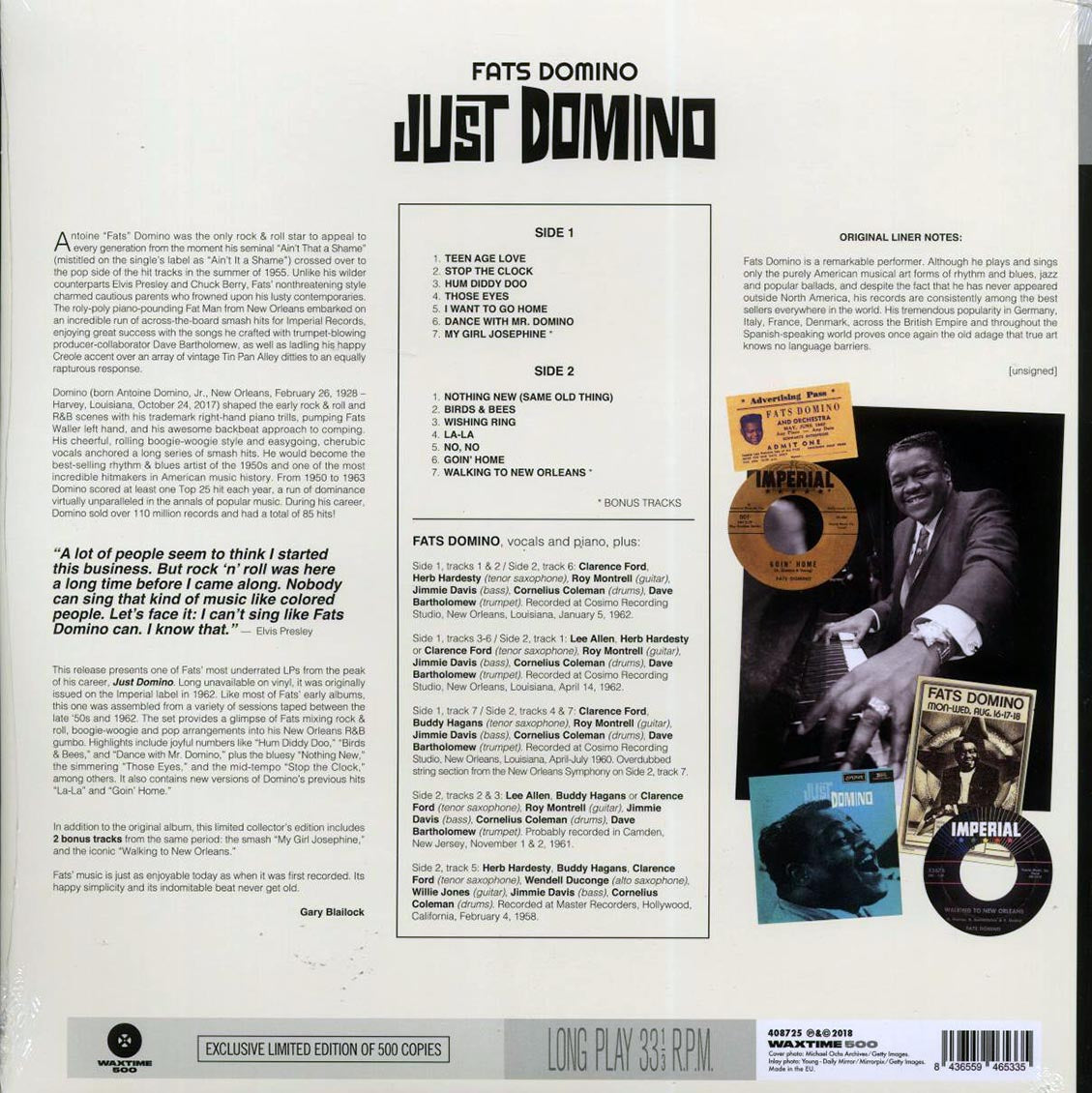 Fats Domino - Just Domino