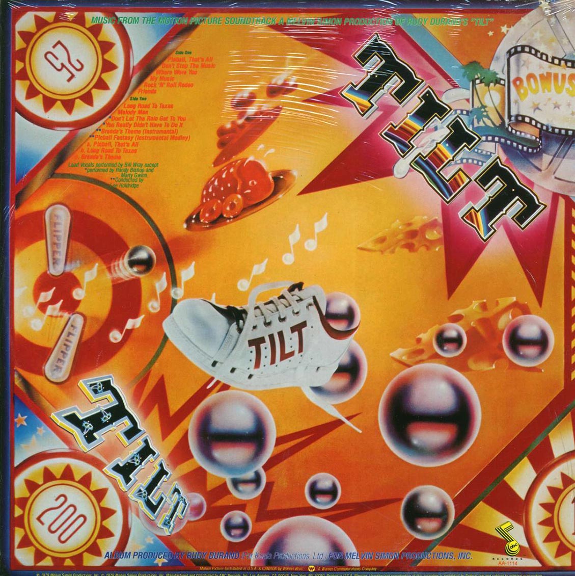 Bill Wray, Randy Bishop, The Lee Holderidge Orchestra - Tilt: Music From The Motion Picture Soundtrack