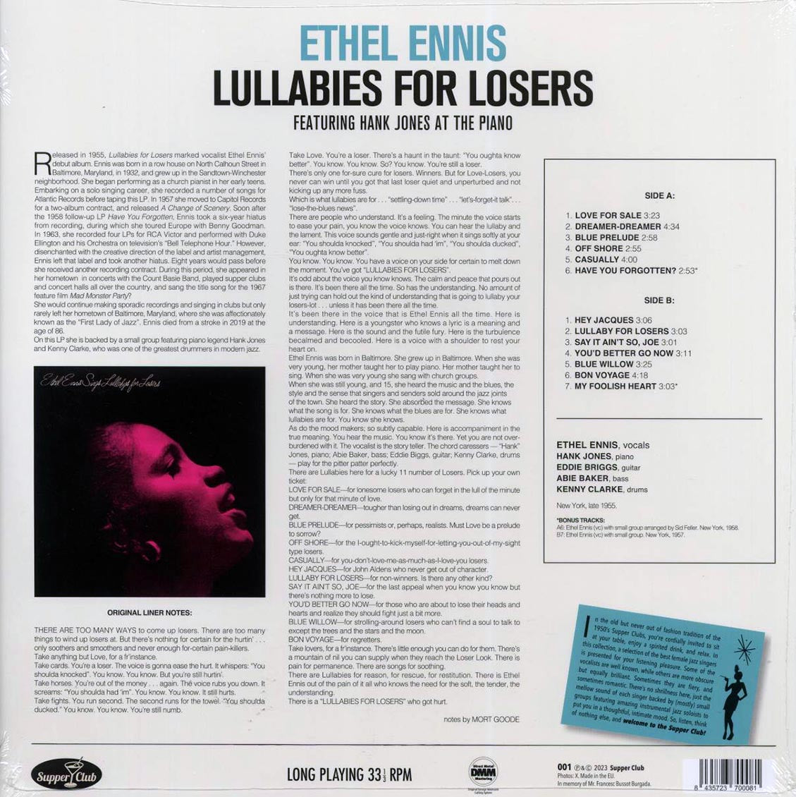 Ethel Ennis - Lullabies For Losers