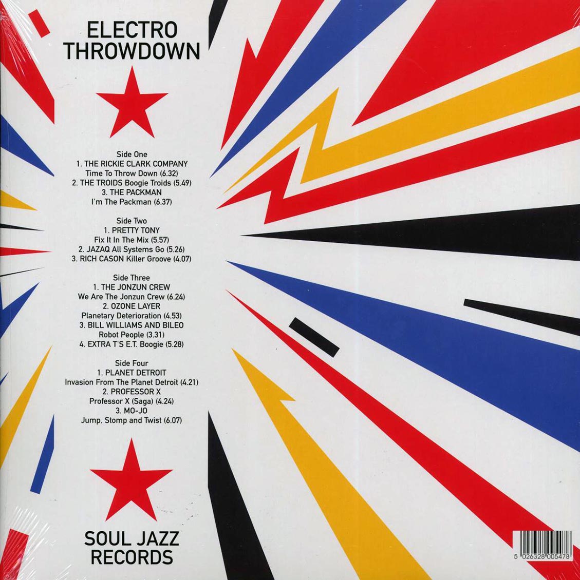Various - Electro Throwdown: Sci-Fi Inter-Planetary Electro Attack On Planet Earth 1982-89