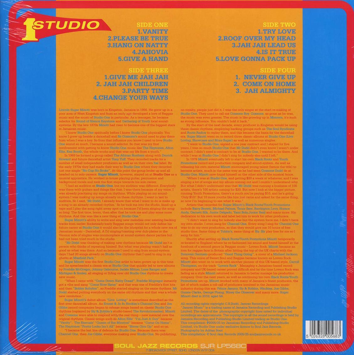 Sugar Minott - Sugar Minott At Studio One