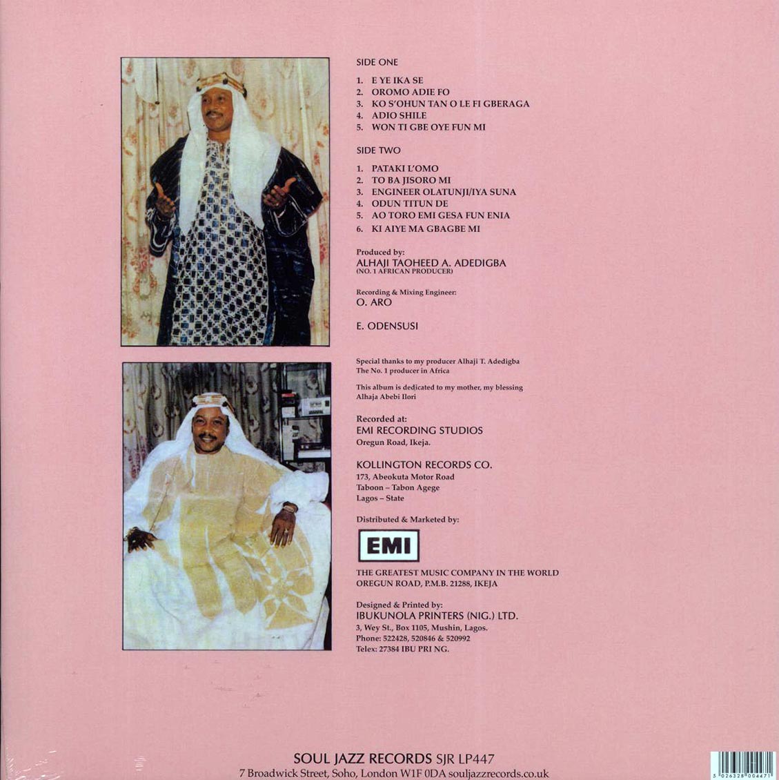 Alhaji Chief Prof. Kollington Ayinla & His Fuji '78 Organisation - Blessing