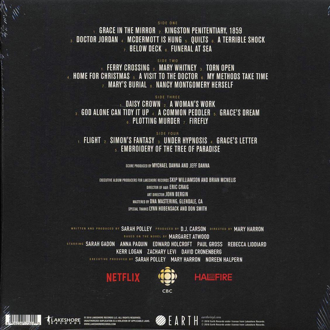 Mychael Danna And Jeff Danna - Alias Grace: Original Mini-Series Soundtrack