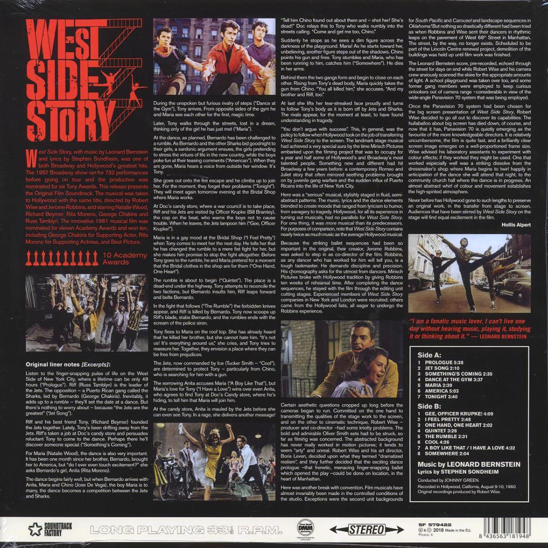 Leonard Bernstein - West Side Story: The Original Sound Track Recording