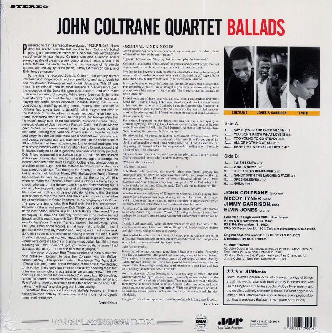 John Coltrane Quartet - Ballads