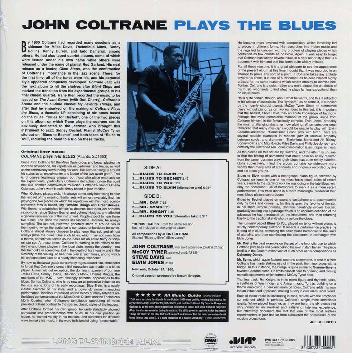 John Coltrane - Coltrane Plays The Blues