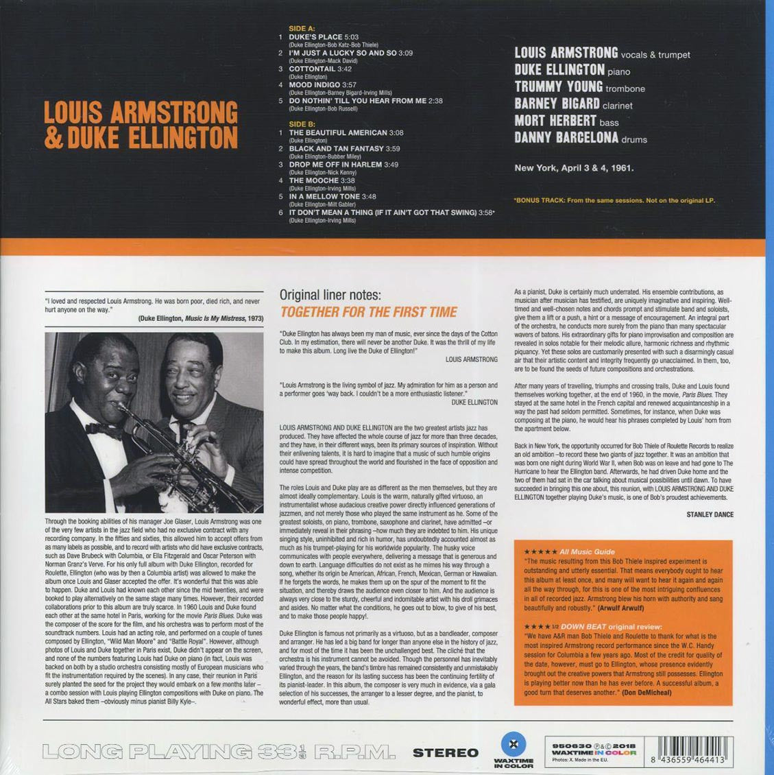 Louis Armstrong, Duke Ellington - The Great Summit