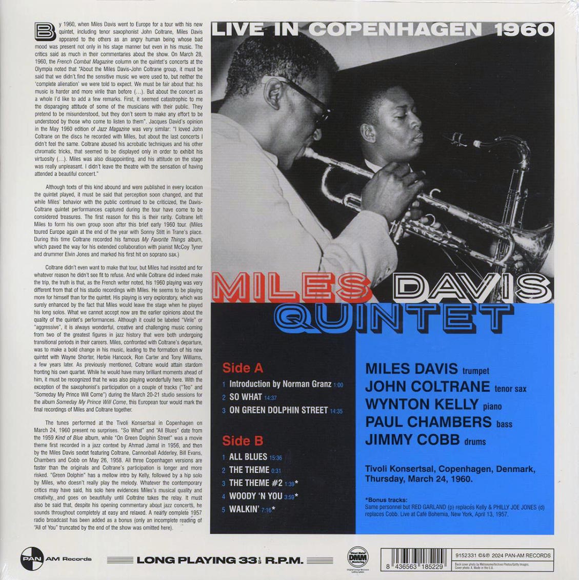 Miles Davis Quintet, John Coltrane - Live In Copenhagen 1960