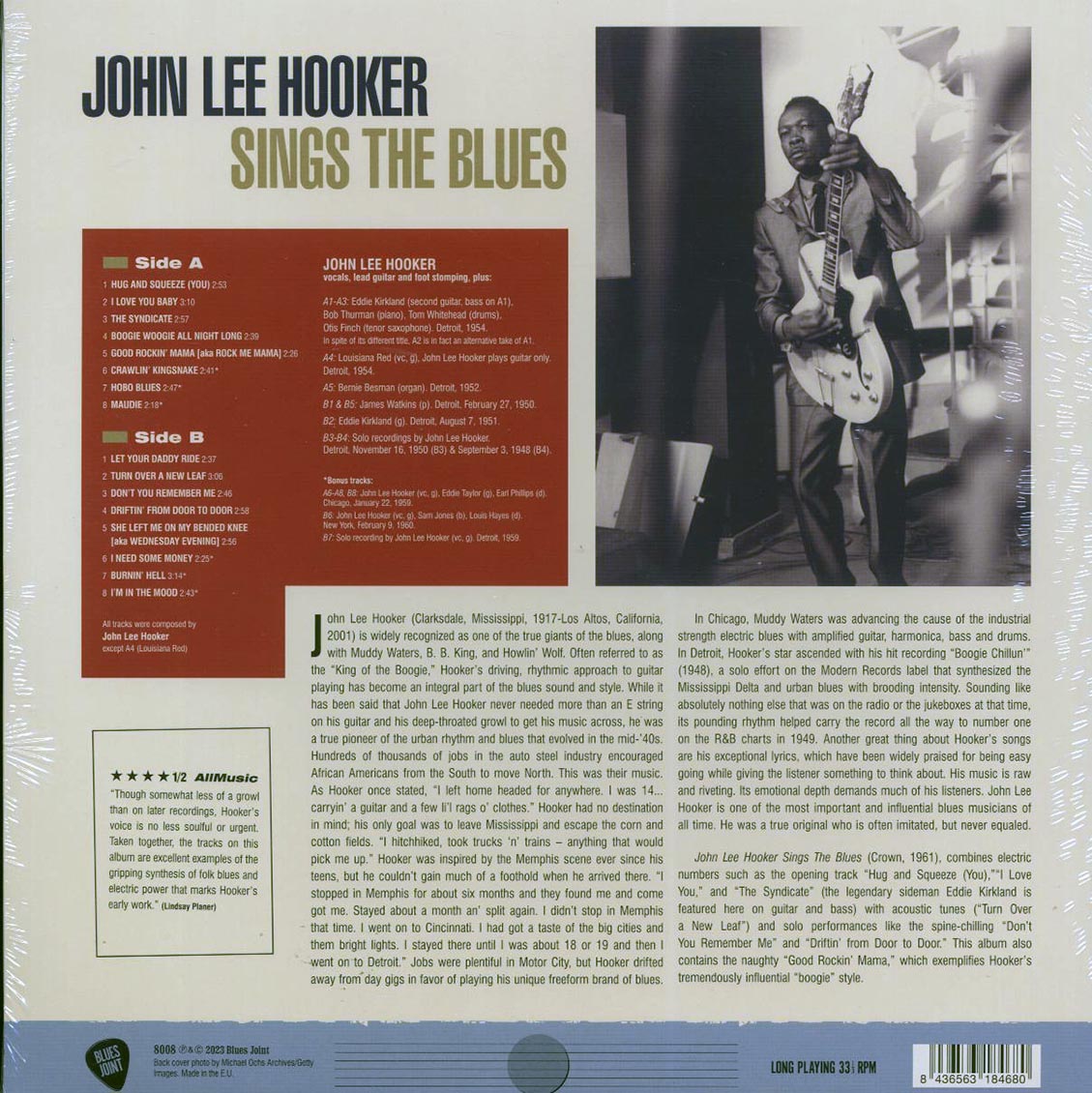 John Lee Hooker - John Lee Hooker Sings The Blues