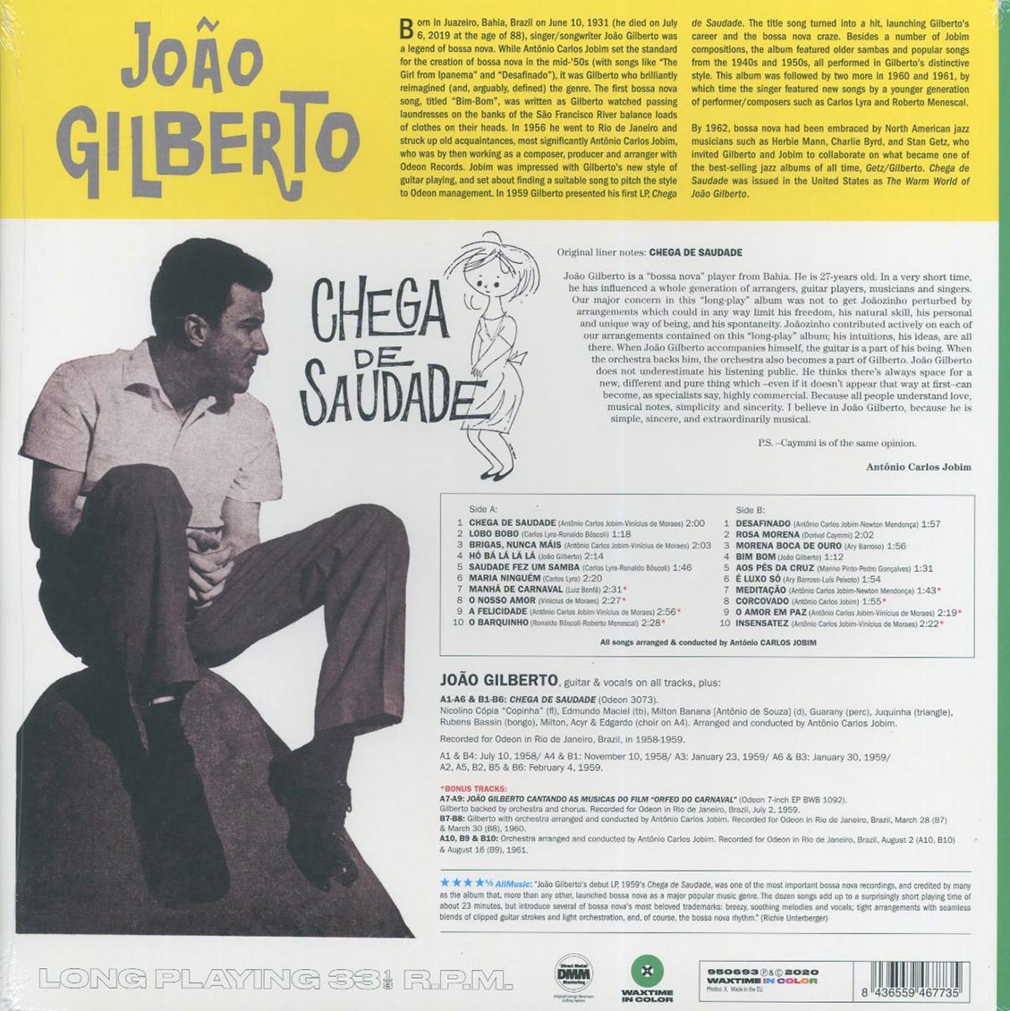Joao Gilberto - Chega De Saudade