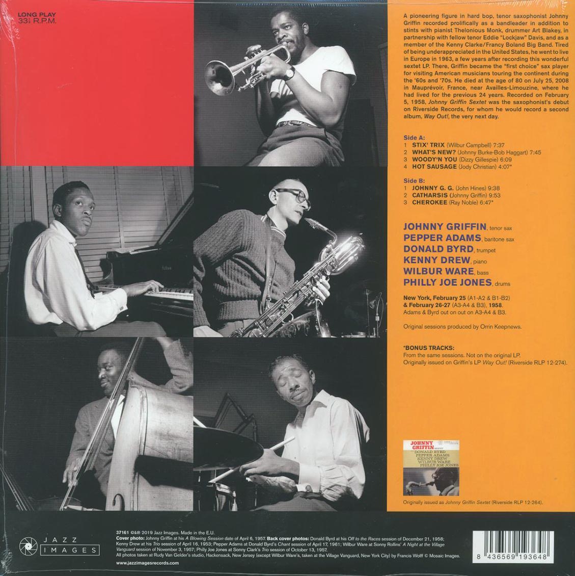 Johnny Griffin Sextet - Johnny Griffin Sextet