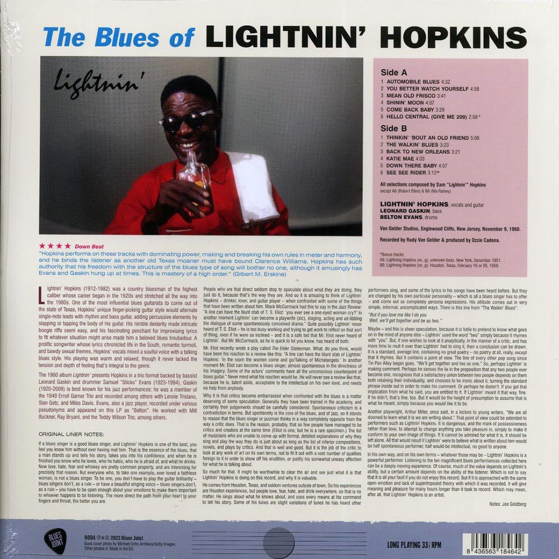 Lightnin' Hopkins - The Blues Of Lightnin' Hopkins