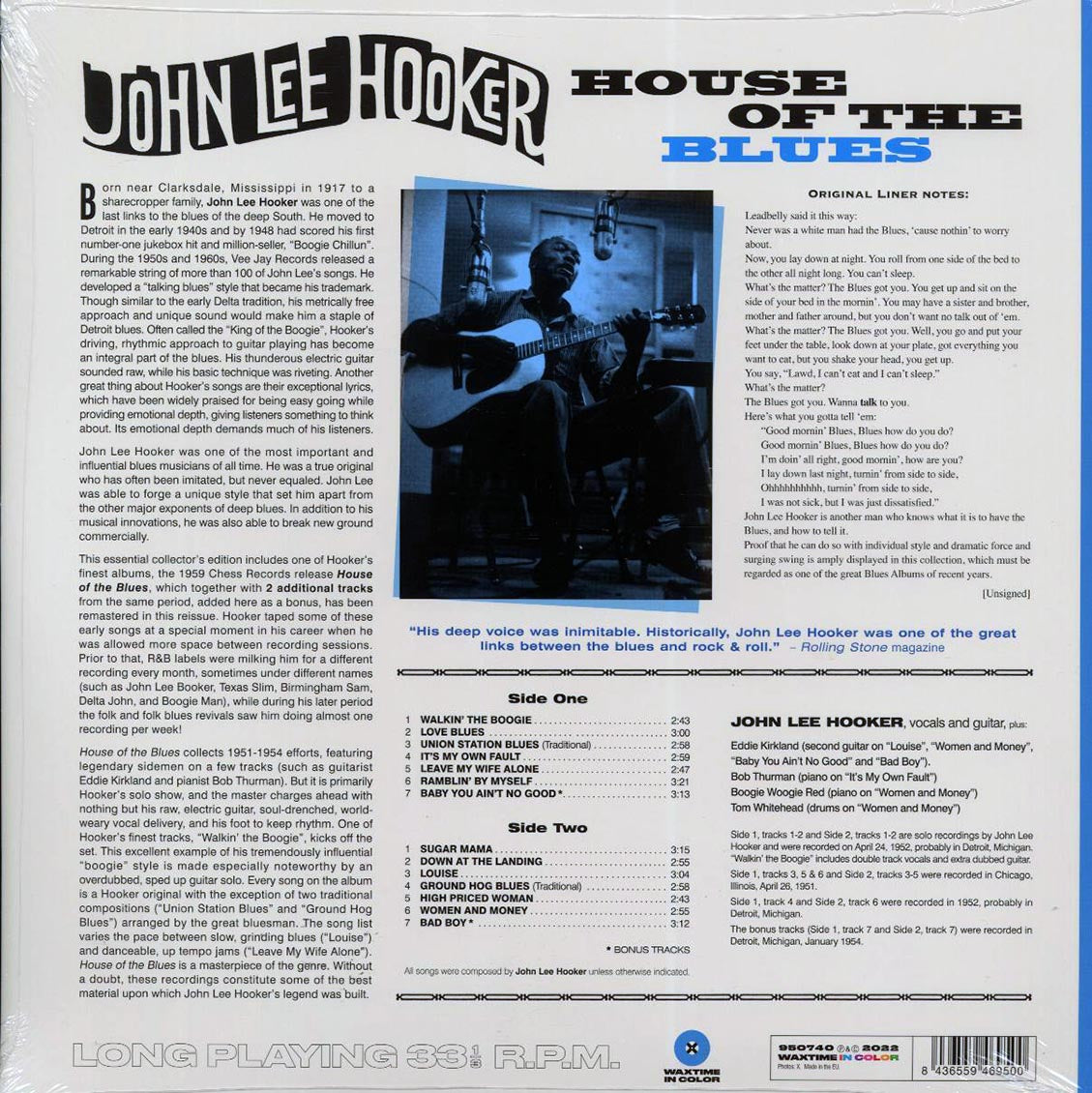 John Lee Hooker - House Of The Blues