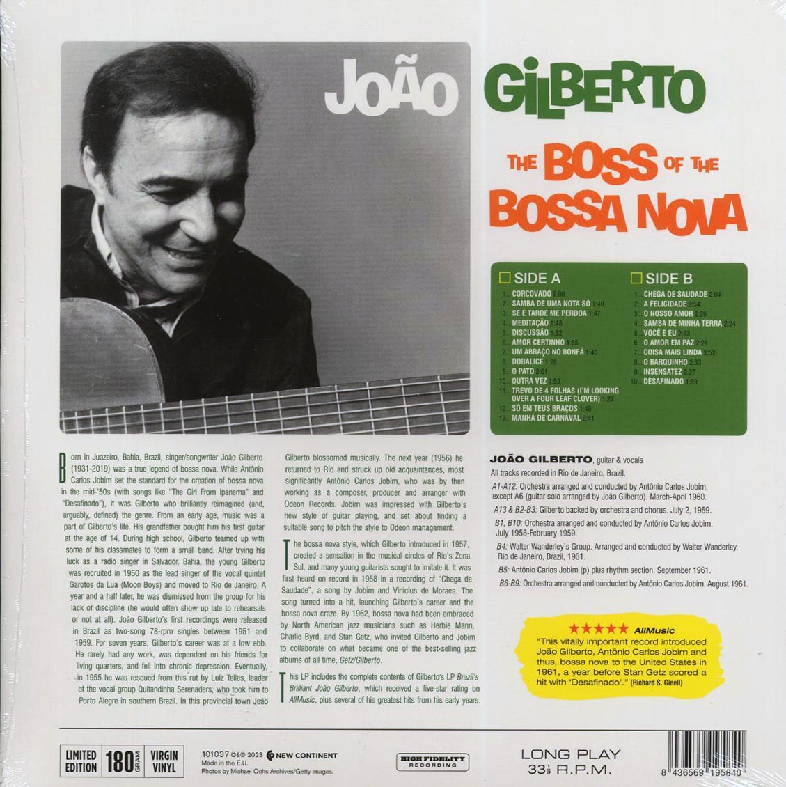 Joao Gilberto - The Boss Of The Bossa Nova