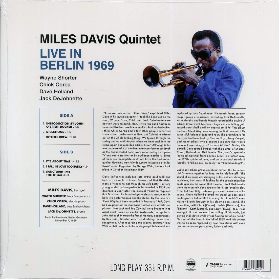 Miles Davis Quintet - Live In Berlin 1969