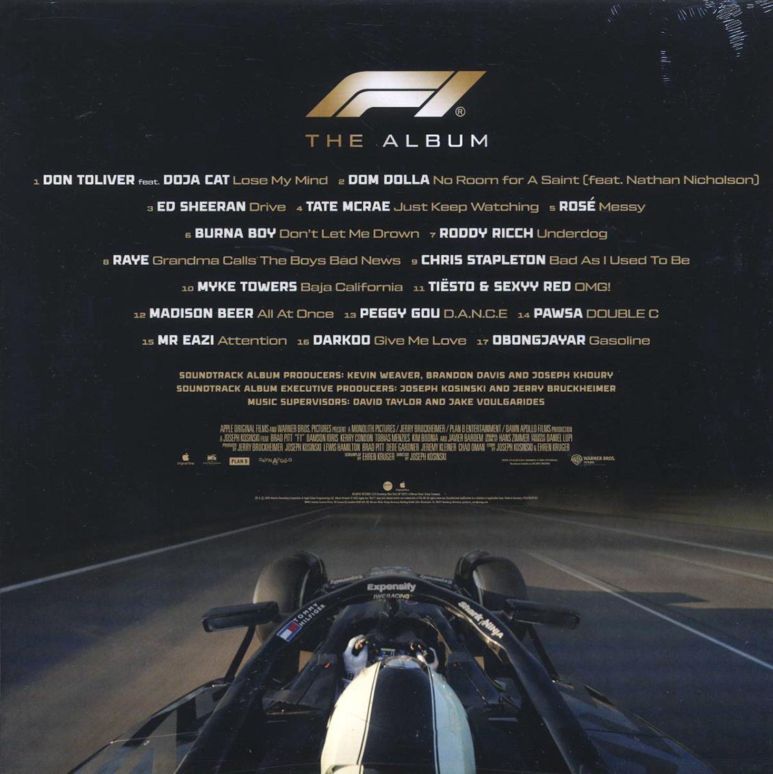 Ed Sheeran, Burna Boy, Chris Stapleton, Etc. - F1 The Album: Music From F1 The Movie