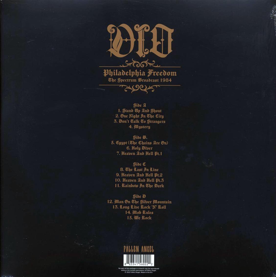 Dio - Philadelphia Freedom: The Spectrum Broadcast 1984