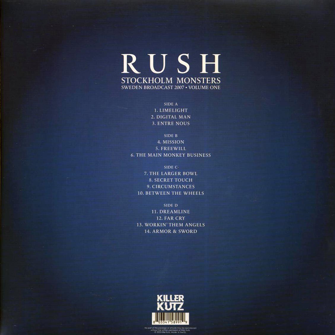 Rush - Stockholm Monsters Volume 1: Sweden Broadcast 2007