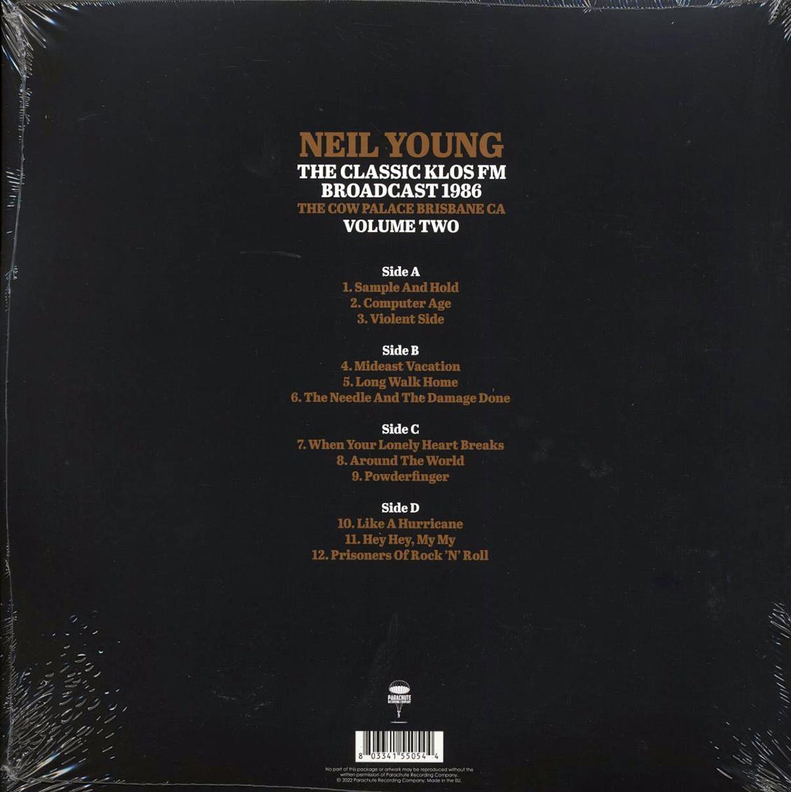 Neil Young - The Classic KLOS FM Broadcast 1986 Volume 2