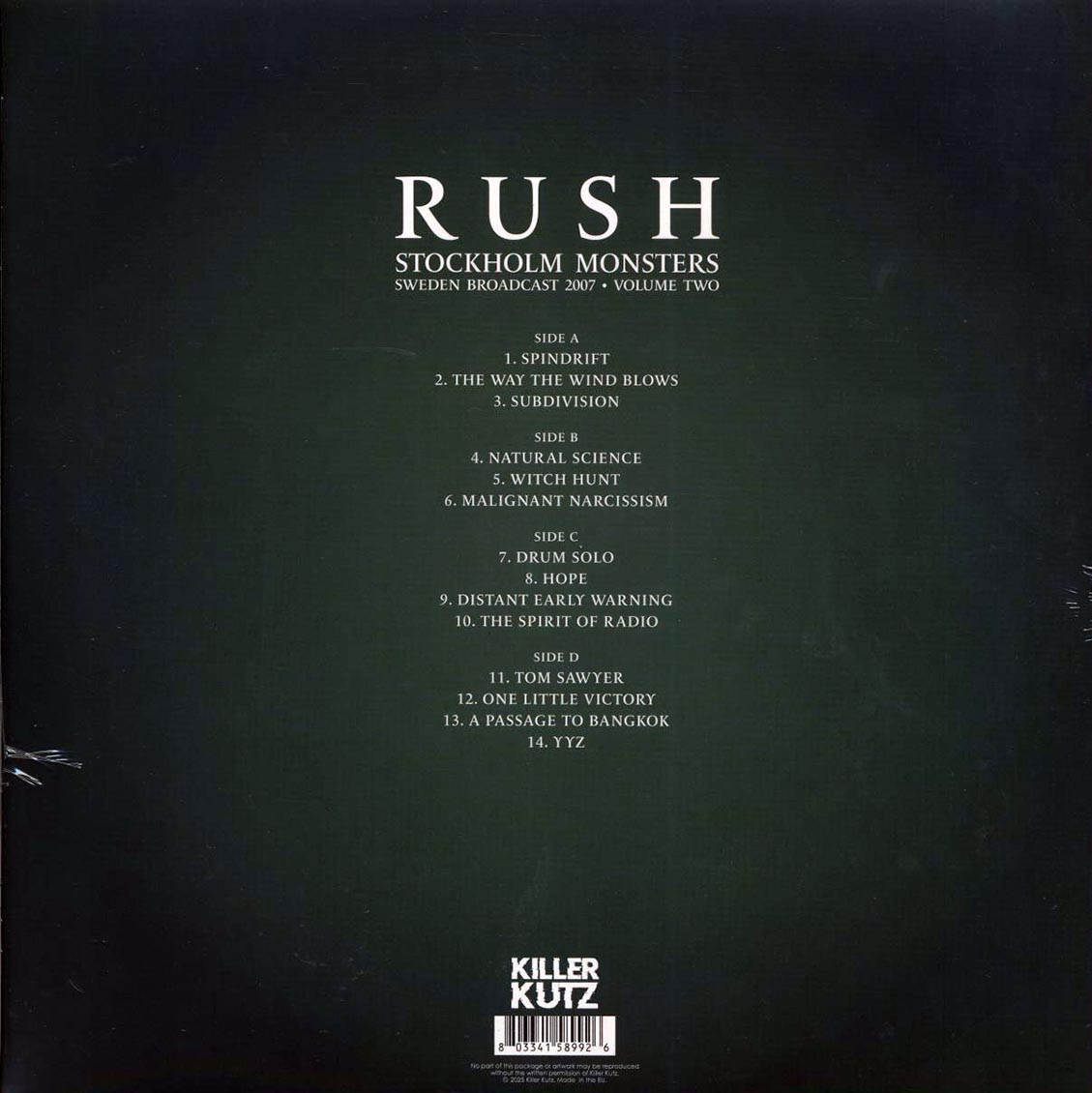 Rush - Stockholm Monsters Sweden Broadcast 2007 Volume 2