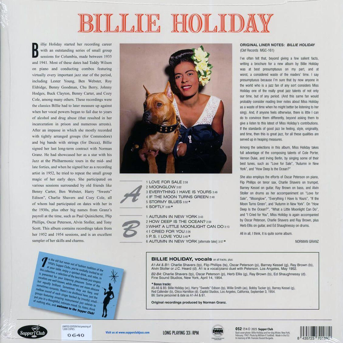 Billie Holiday - Billie Holiday