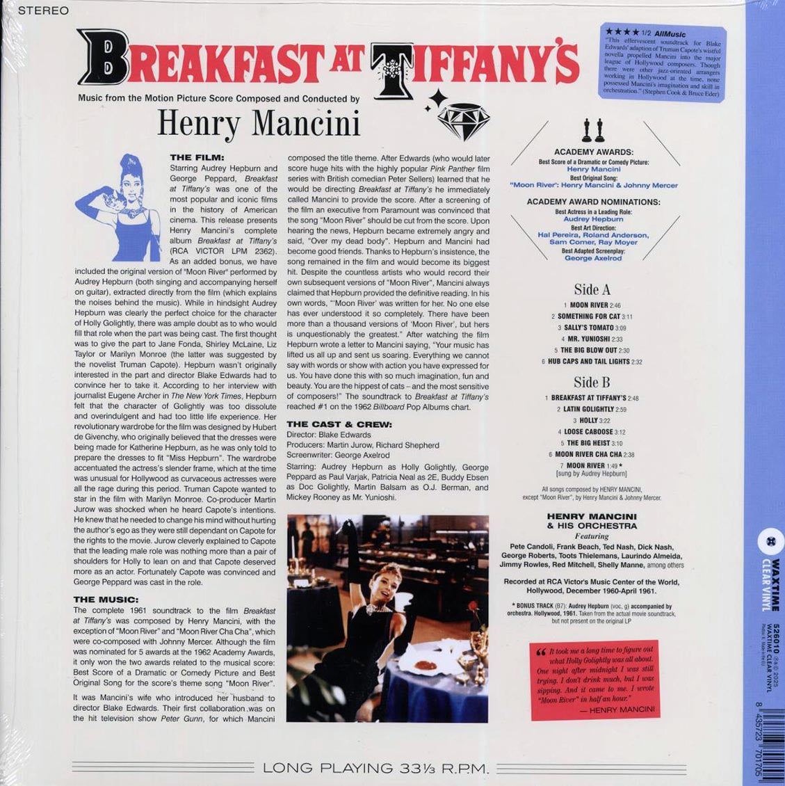 Henry Mancini - Breakfast At Tiffany's