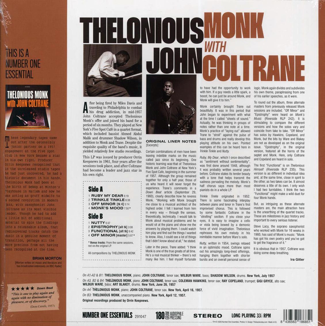 John Coltrane, Thelonious Monk - Thelonious Monk with John Coltrane