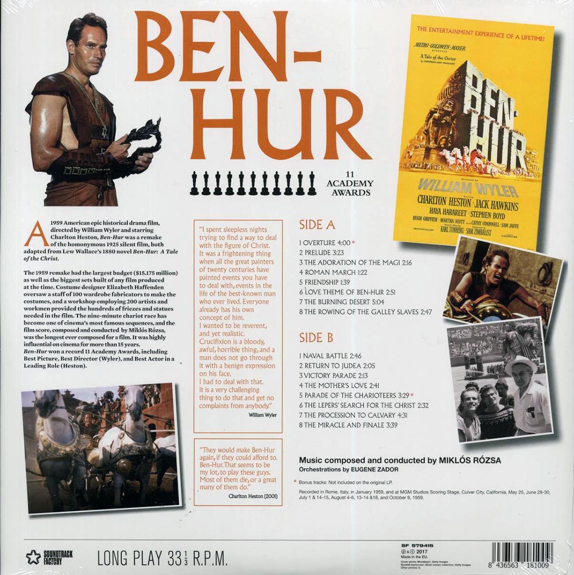 Miklos Rozsa - Ben-Hur: Original Motion Picture Soundtrack