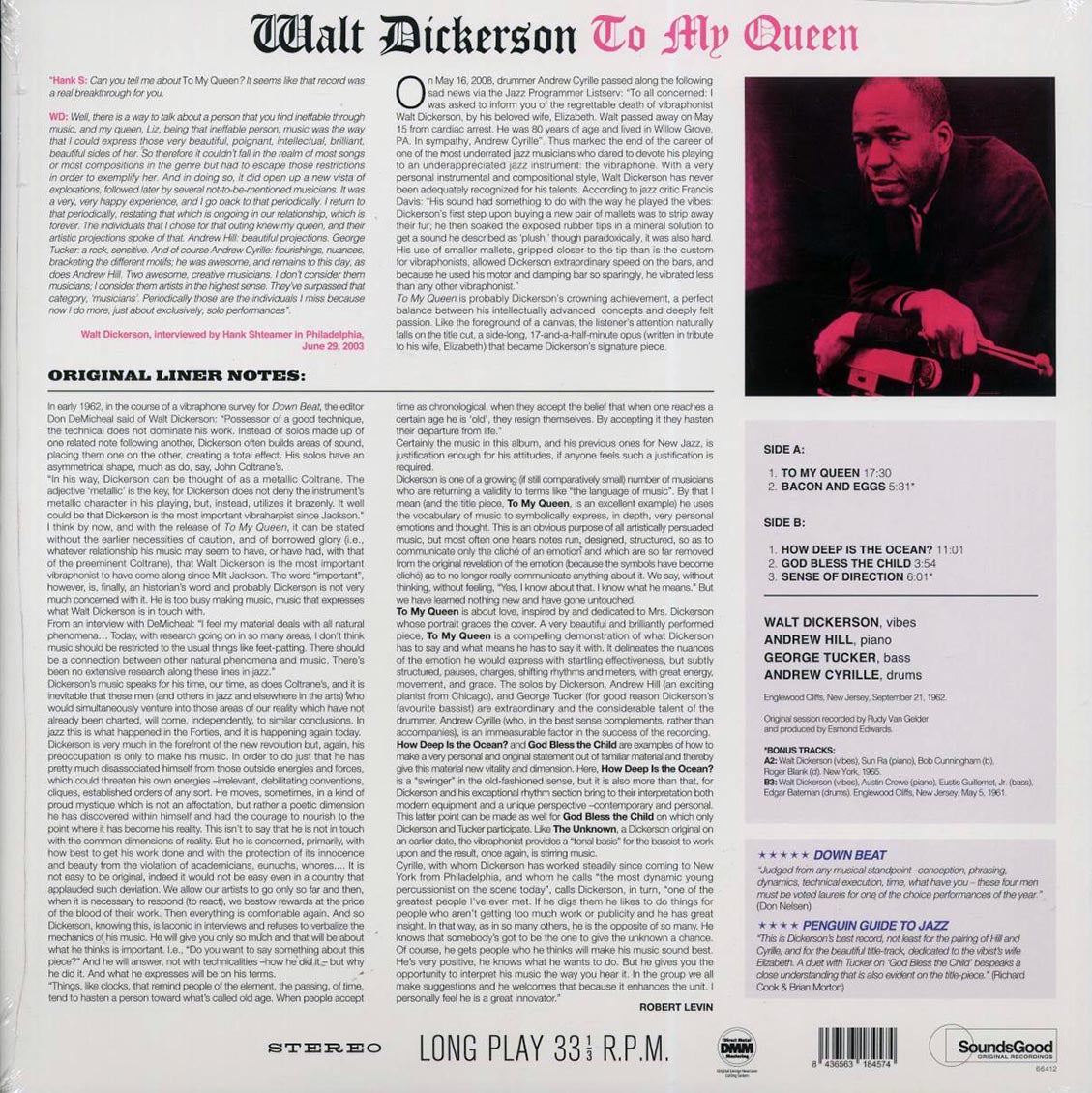 Walt Dickerson - To My Queen