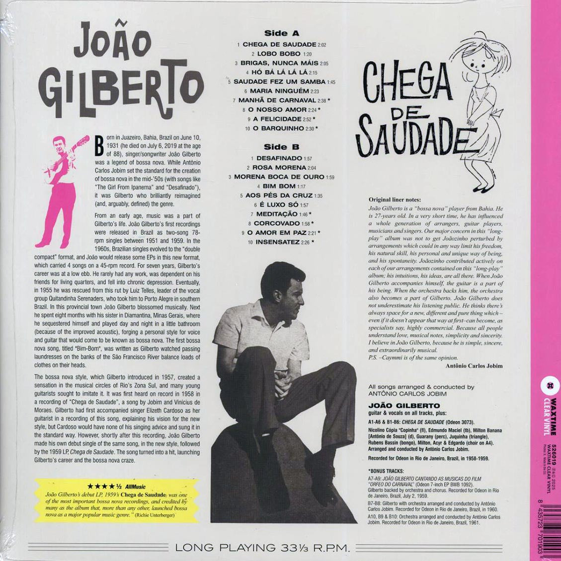 Joao Gilberto - Chega De Saudade