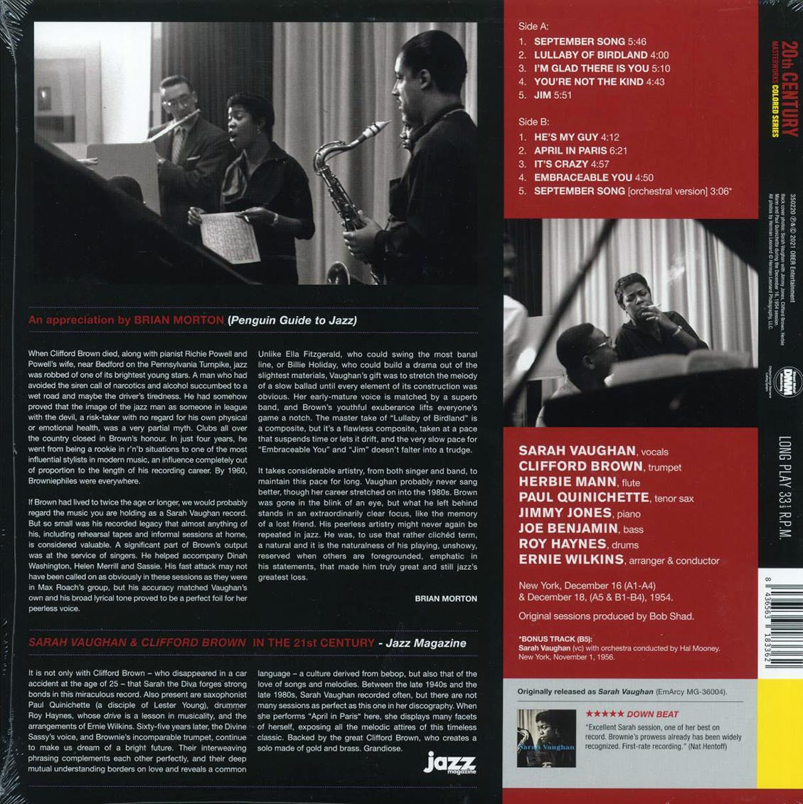 Sarah Vaughan, Clifford Brown - Sarah Vaughan & Clifford Brown