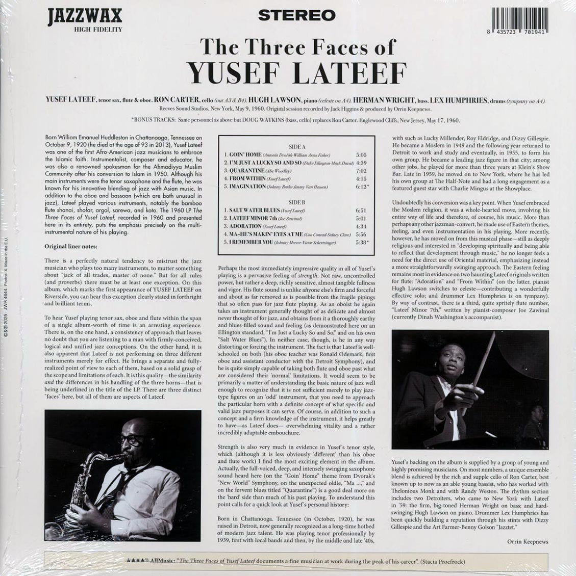 Yusef Lateef - The Three Faces Of Yusef Lateef