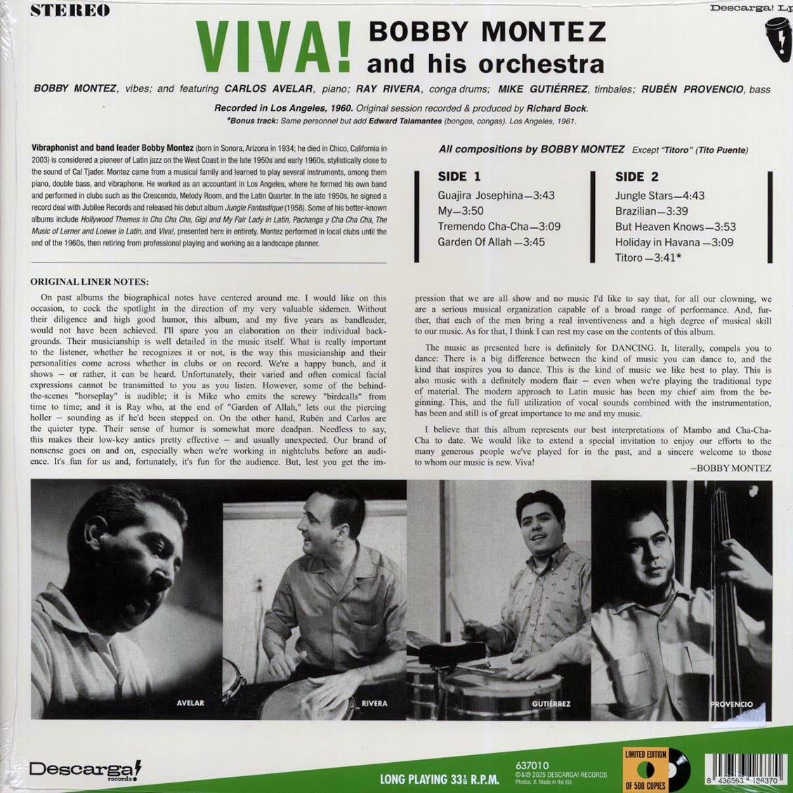 Bobby Montez & His Orchestra - Viva! Montez