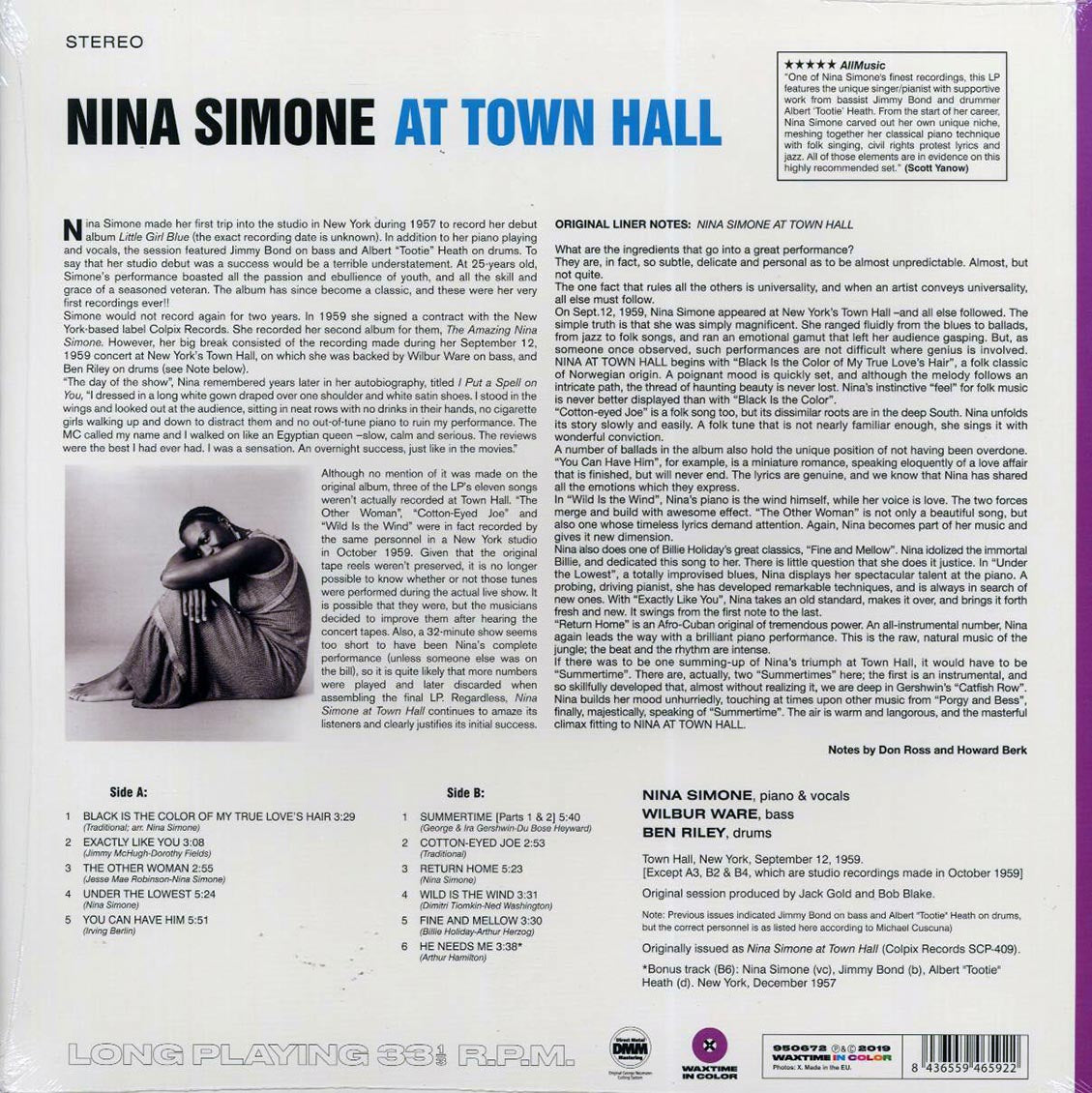 Nina Simone - Nina Simone At Town Hall