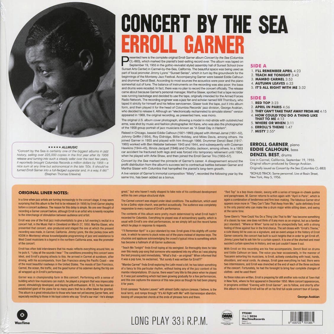 Erroll Garner - Concert By The Sea