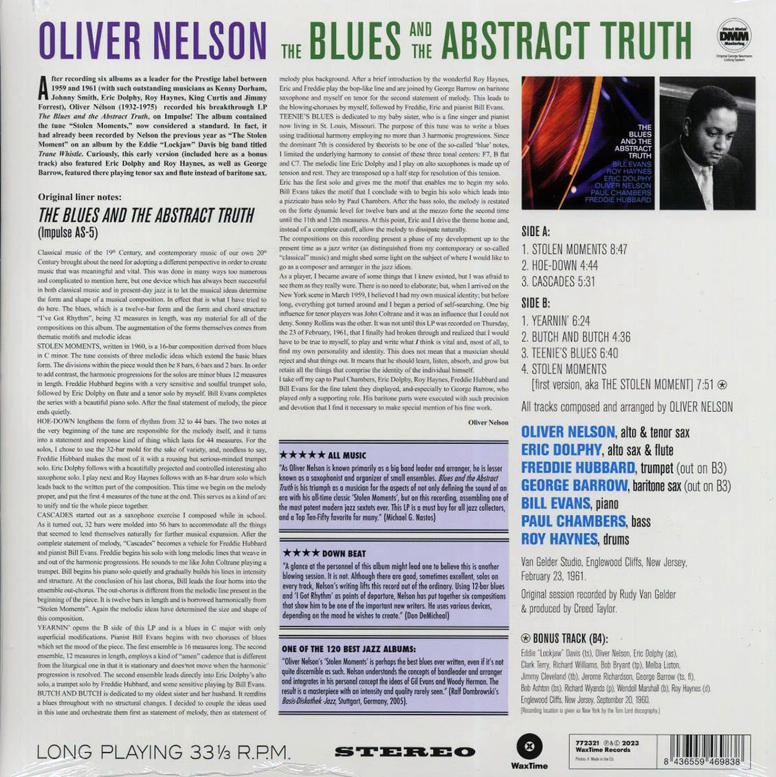 Oliver Nelson - The Blues And The Abstract Truth
