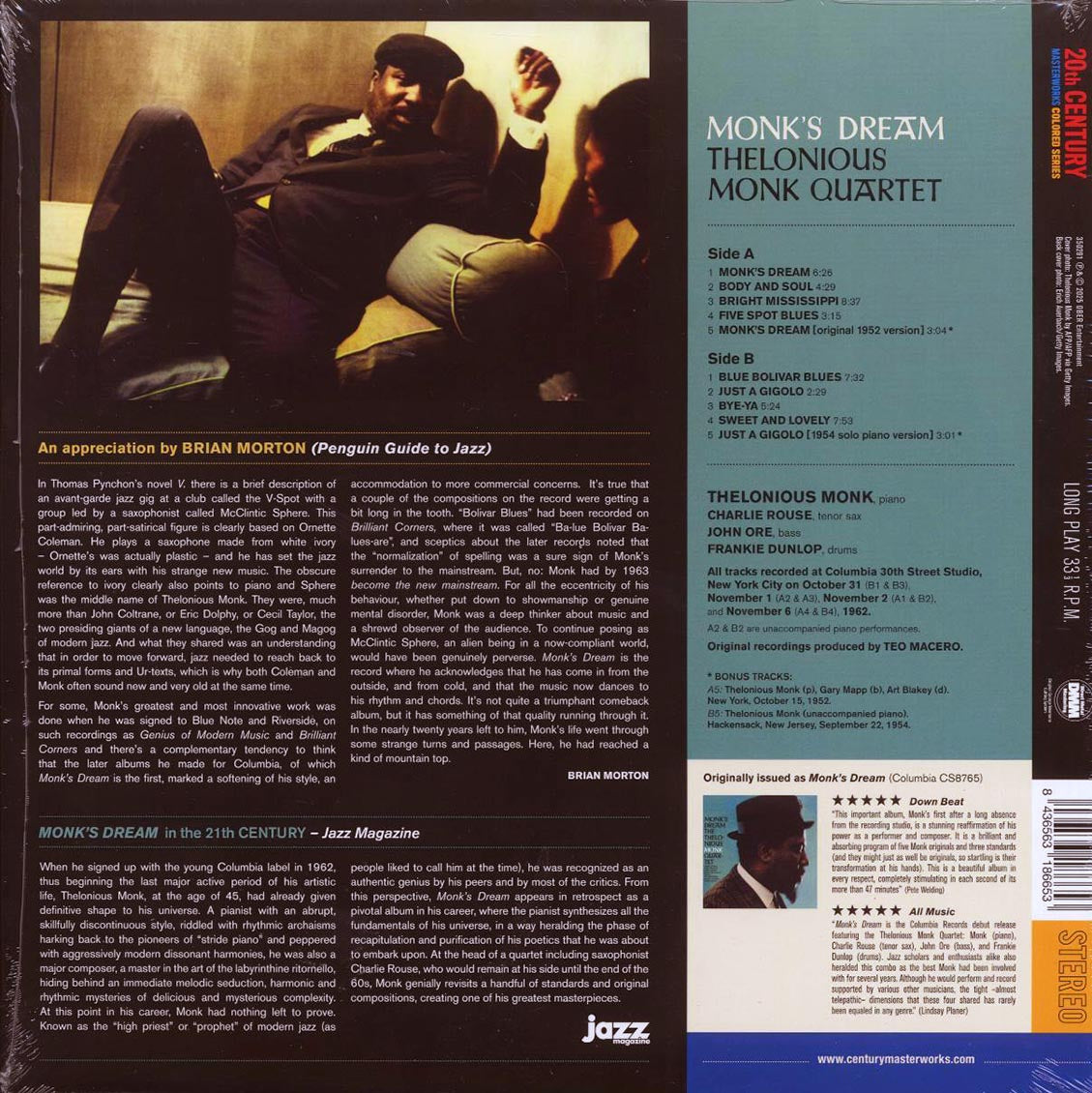 Thelonious Monk Quartet - Monk's Dream