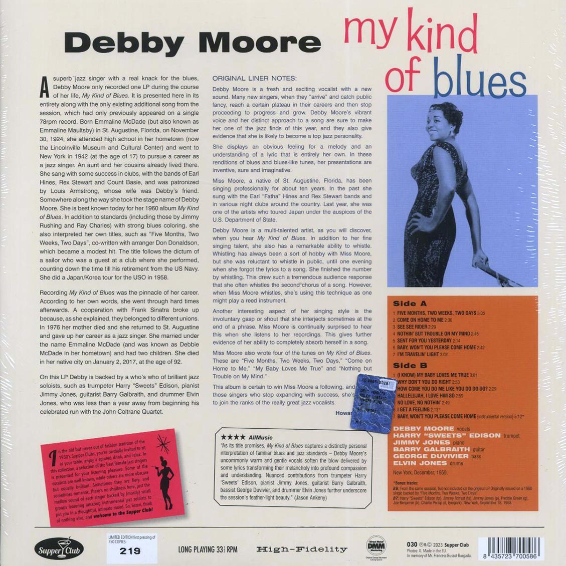 Debby Moore - My Kind Of Blues