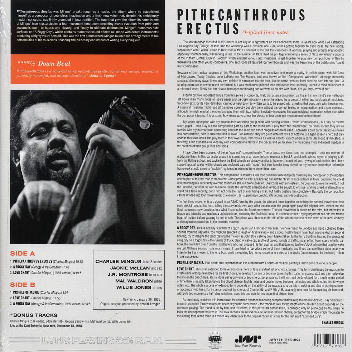 Charles Mingus Jazz Workshop - Pithecanthropus Erectus