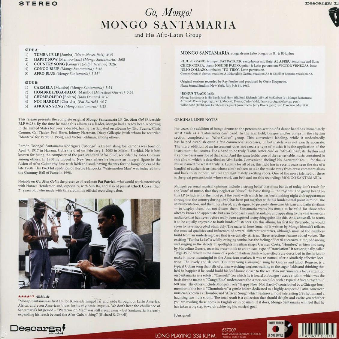 Mongo Santamaria & His Afro-Latin Group - Go, Mongo!