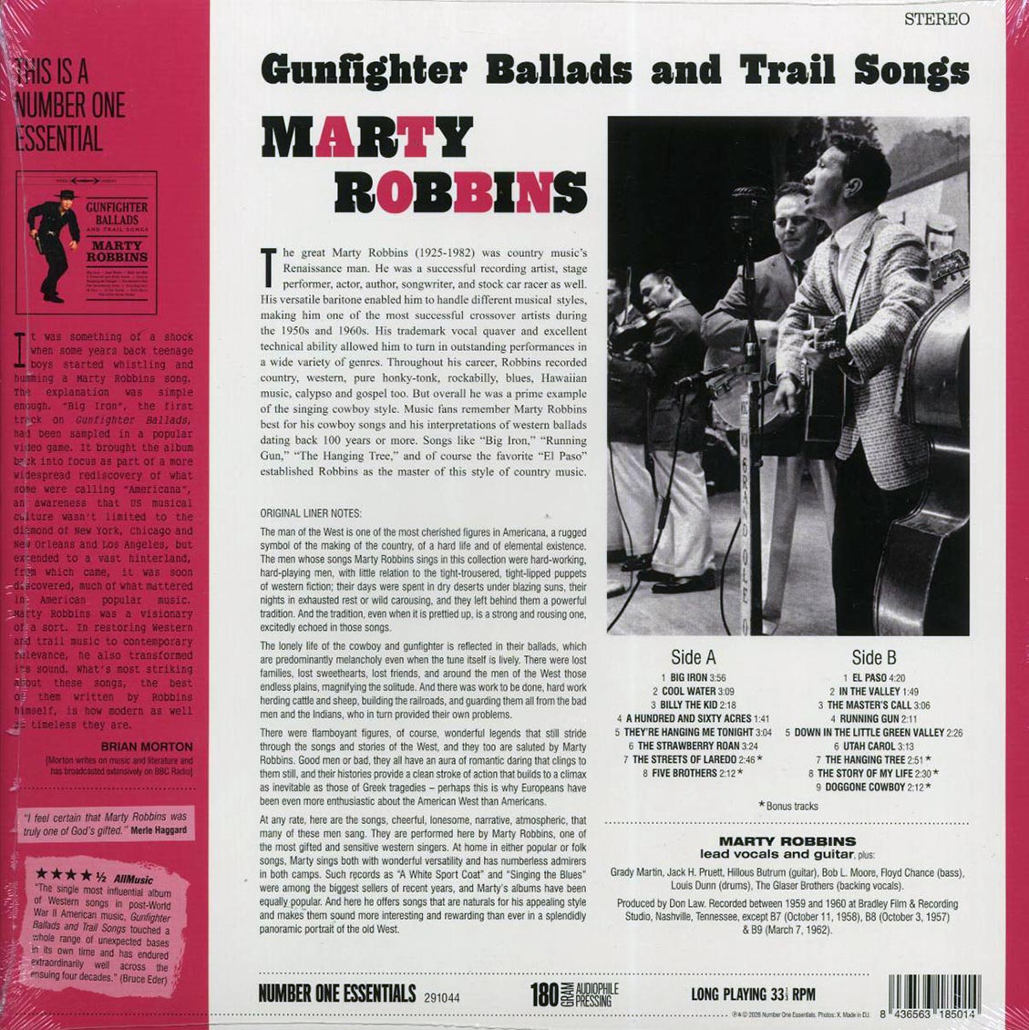 Marty Robbins - Gunfighter Ballads And Trail Songs