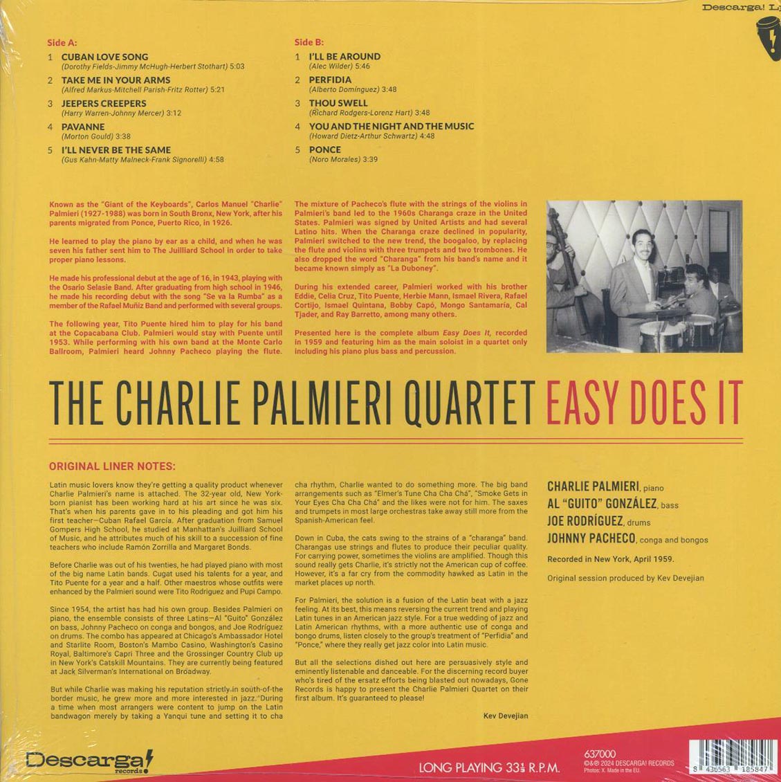 Charlie Palmieri Quartet - Easy Does it