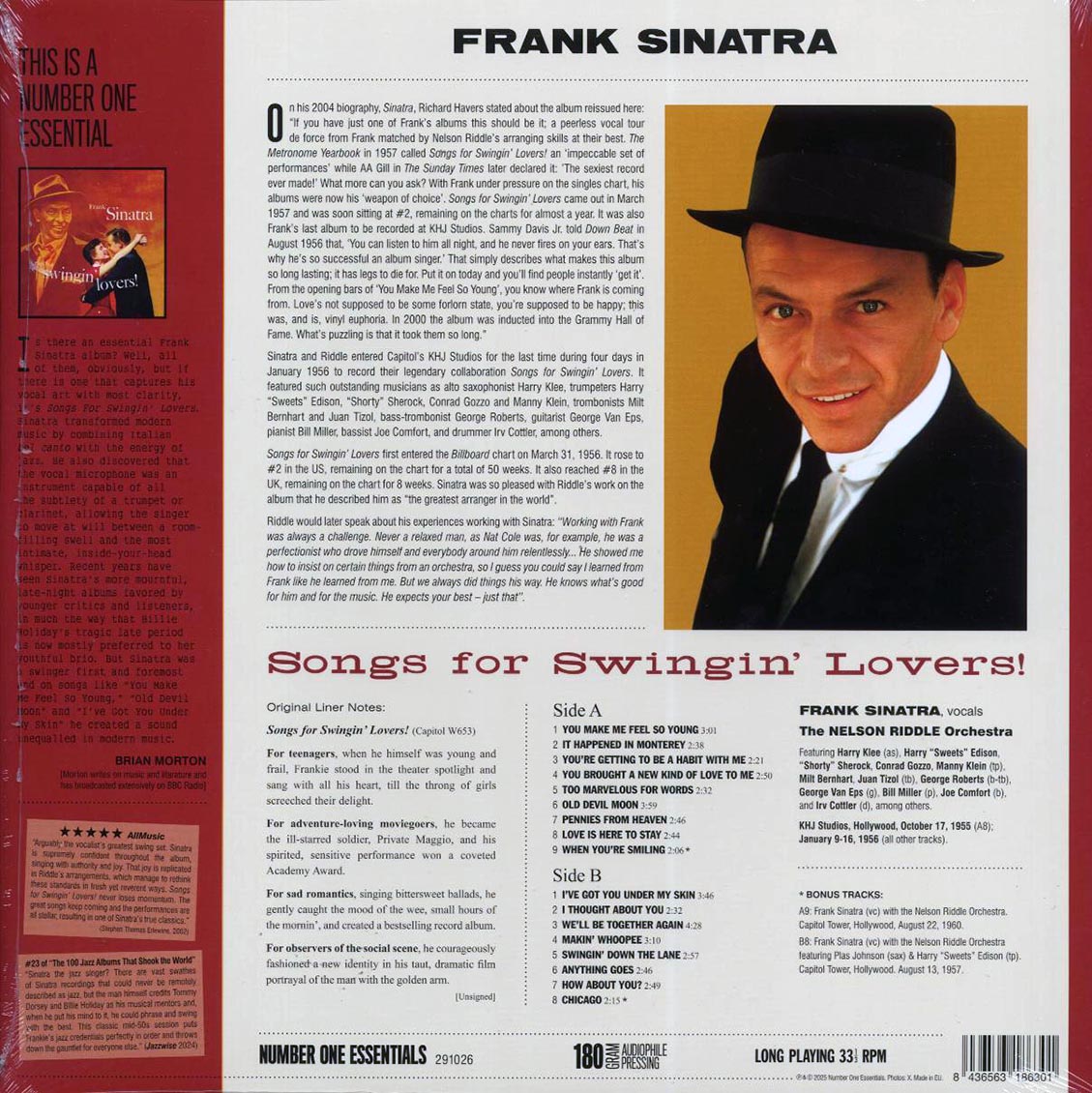 Frank Sinatra - Songs for Swingin' Lovers!