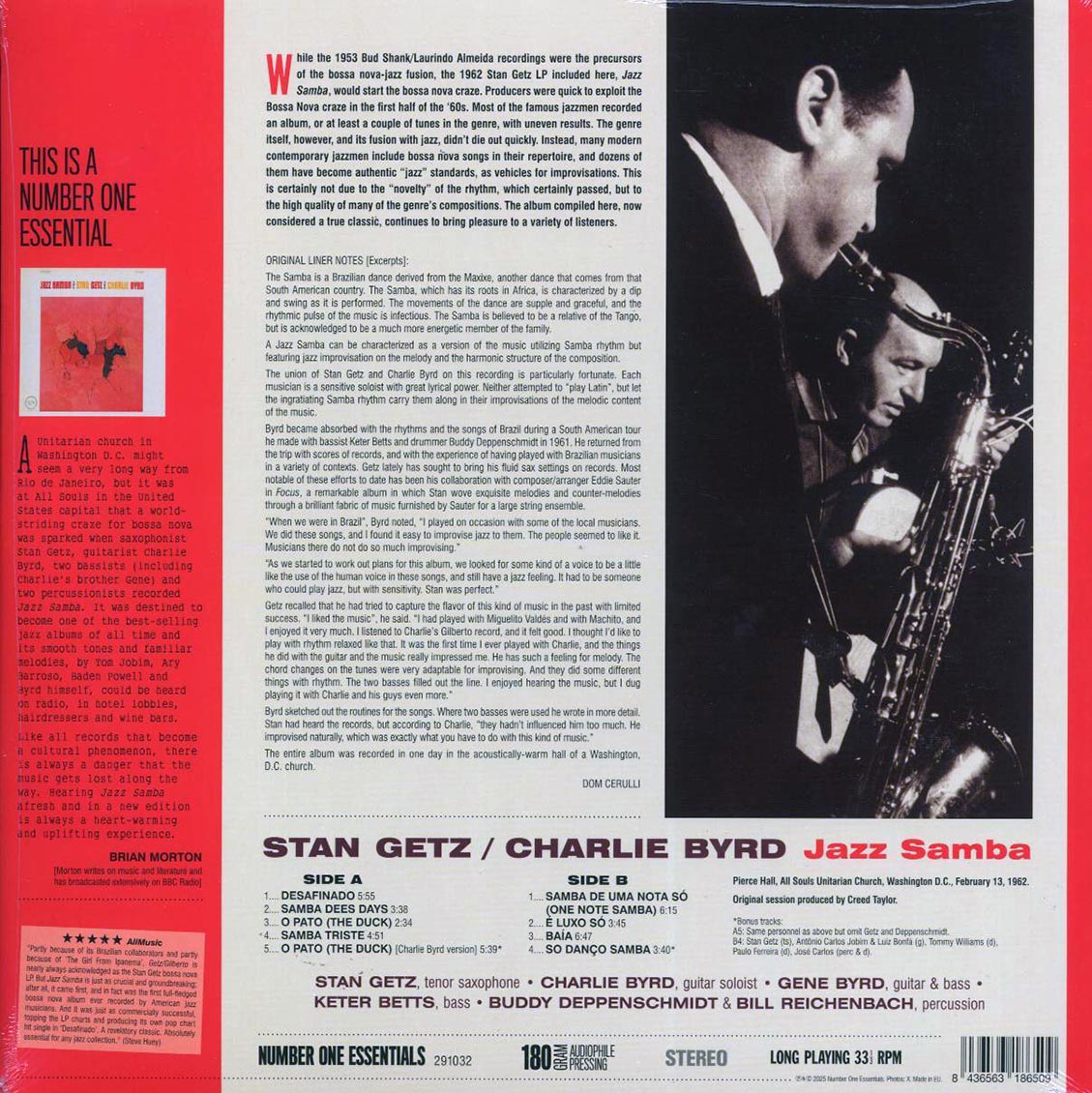 Stan Getz, Charlie Byrd - Jazz Samba