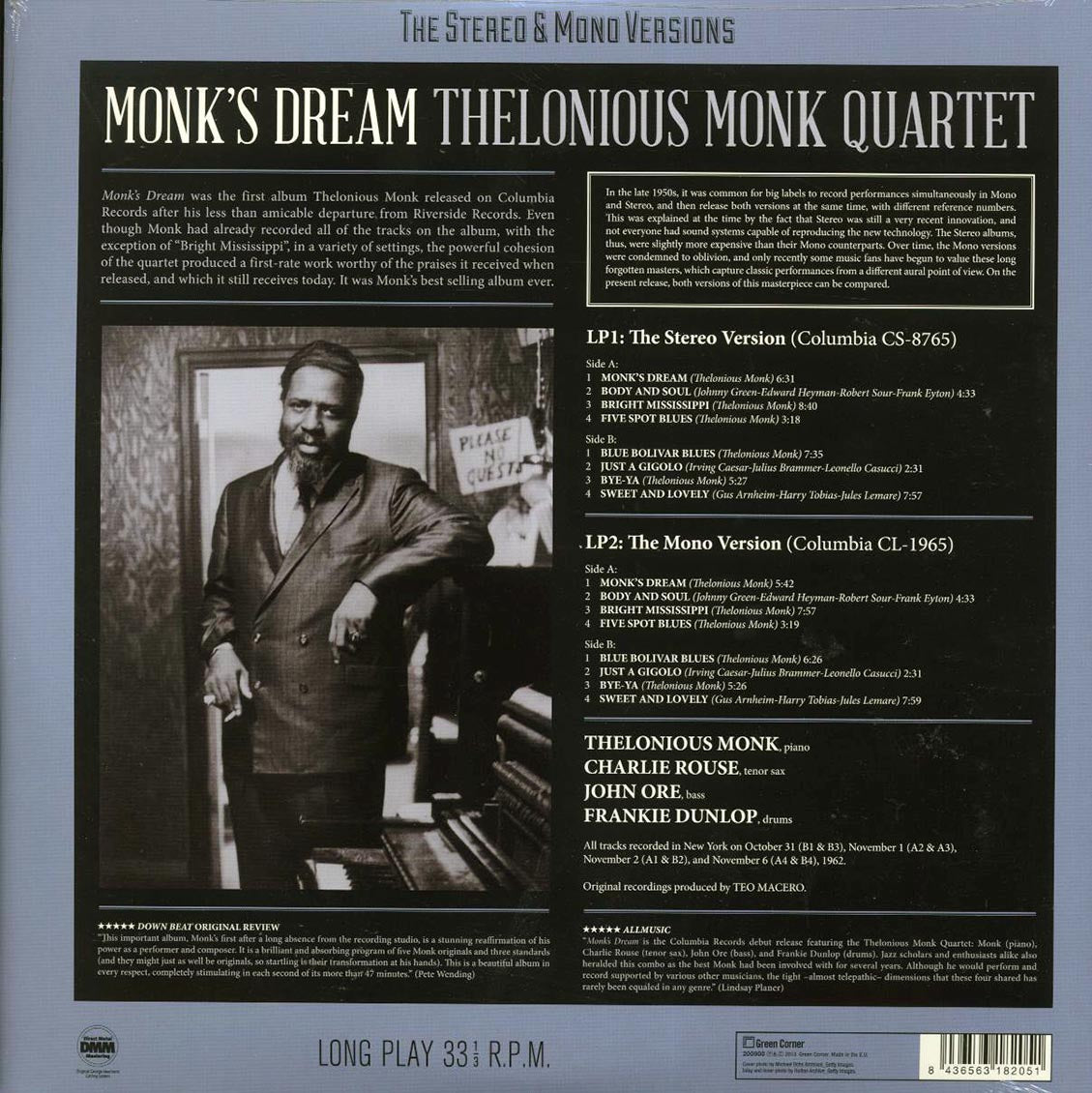 Thelonious Monk Quartet - Monk's Dream