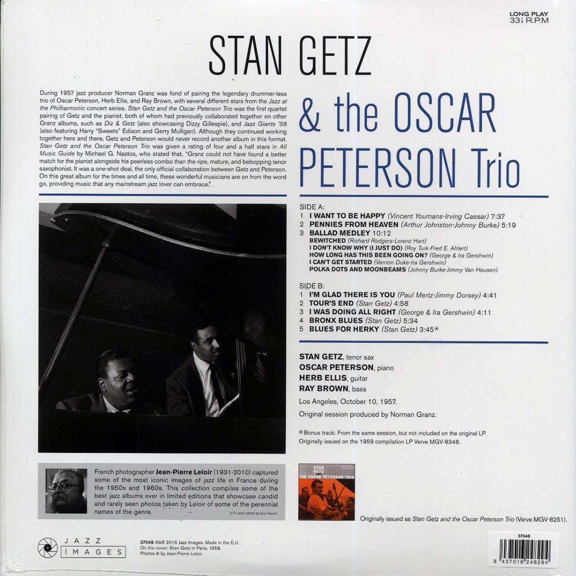 Stan Getz, The Oscar Peterson Trio - Stan Getz & the Oscar Peterson Trio