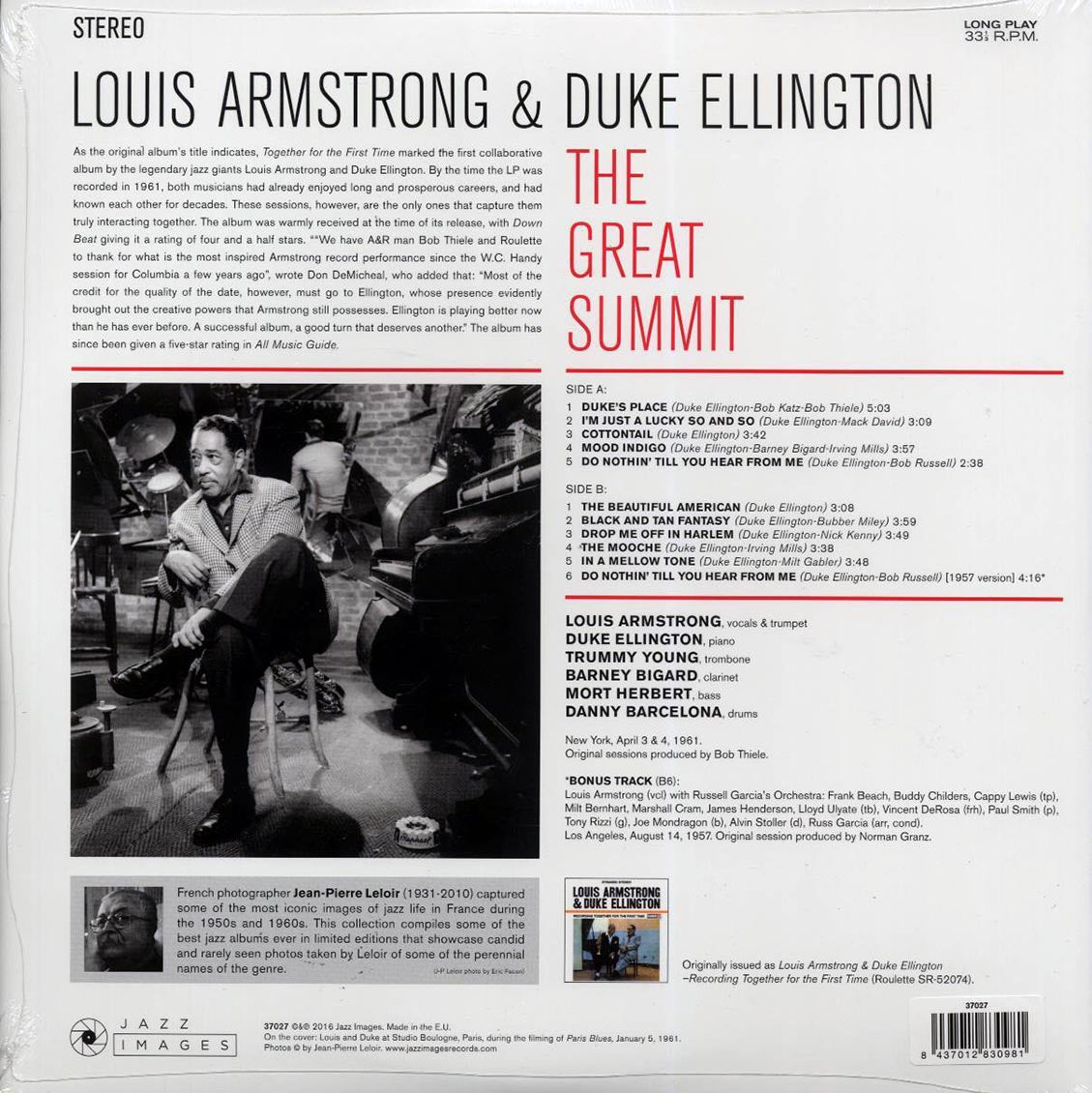 Louis Armstrong, Duke Ellington - The Great Summit
